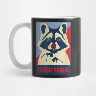 Trash panda, raccoon lover poster, funny animal design T-Shirt Mug